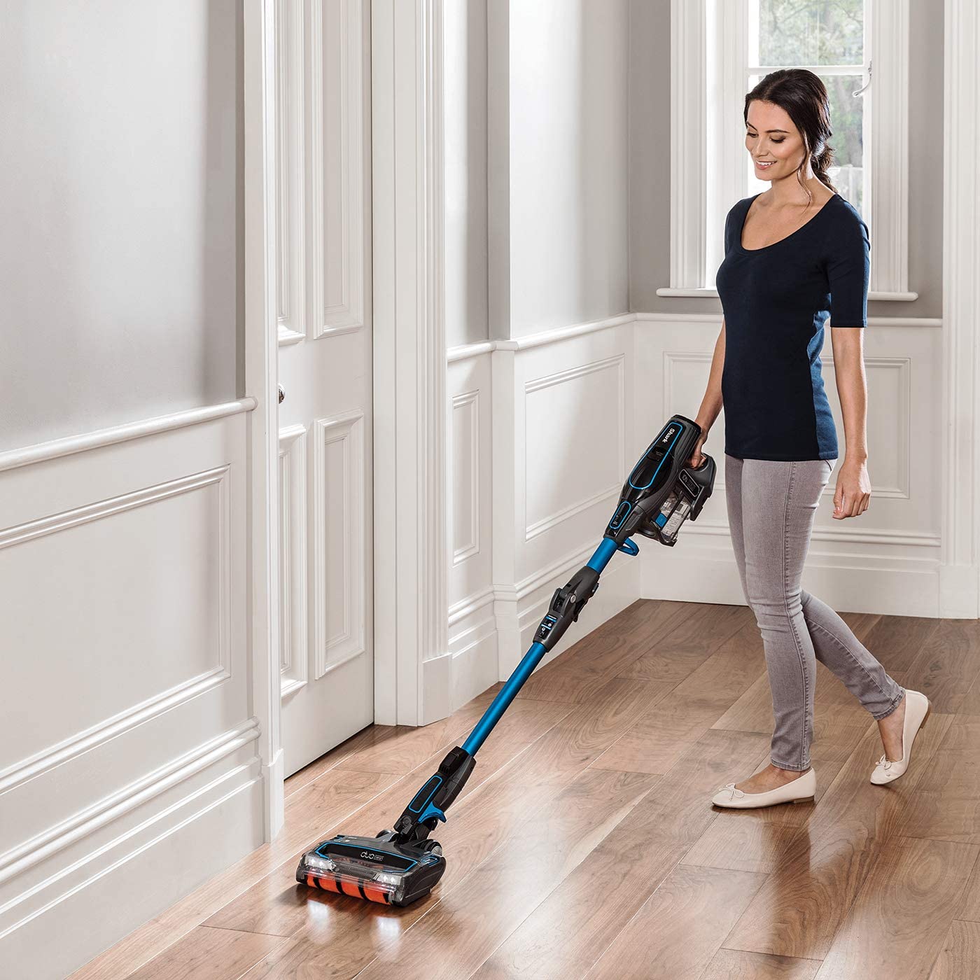 Shark IF200UK DuoClean Flexology Cordless Stick Vacuum Cleaner Blue